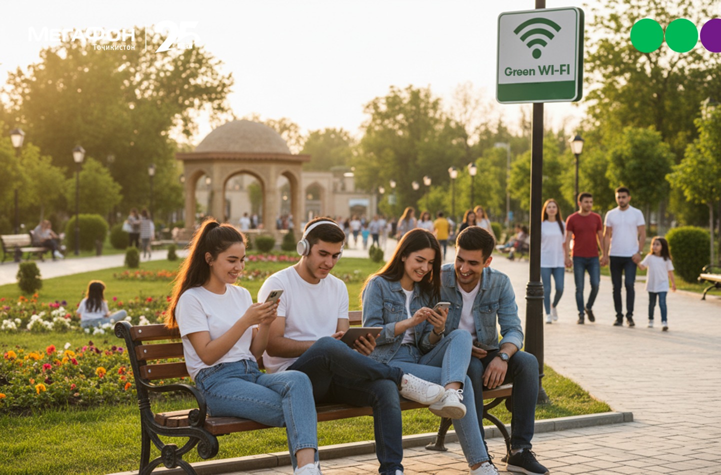 Green Wi-Fi: интернет на прогулках становится доступнее