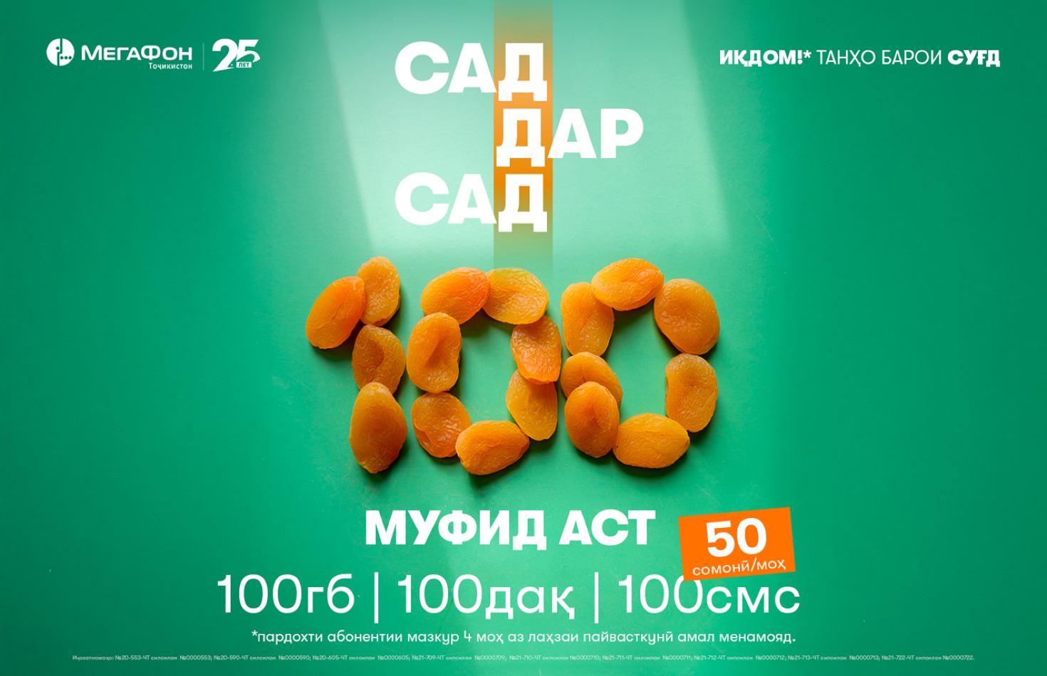 Абонентам Согда и Хатлона – тарифы с максимумом интернета